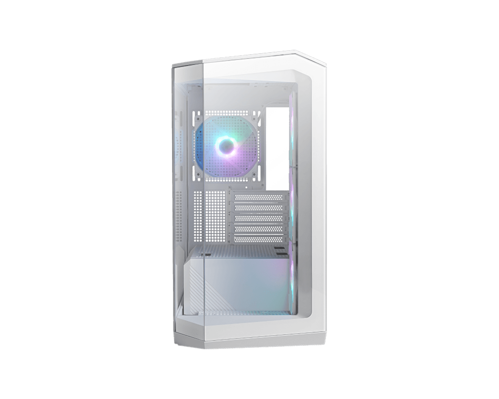 MSI Carcasa, MAG PANO M100R PZ WHITE - imagine 2