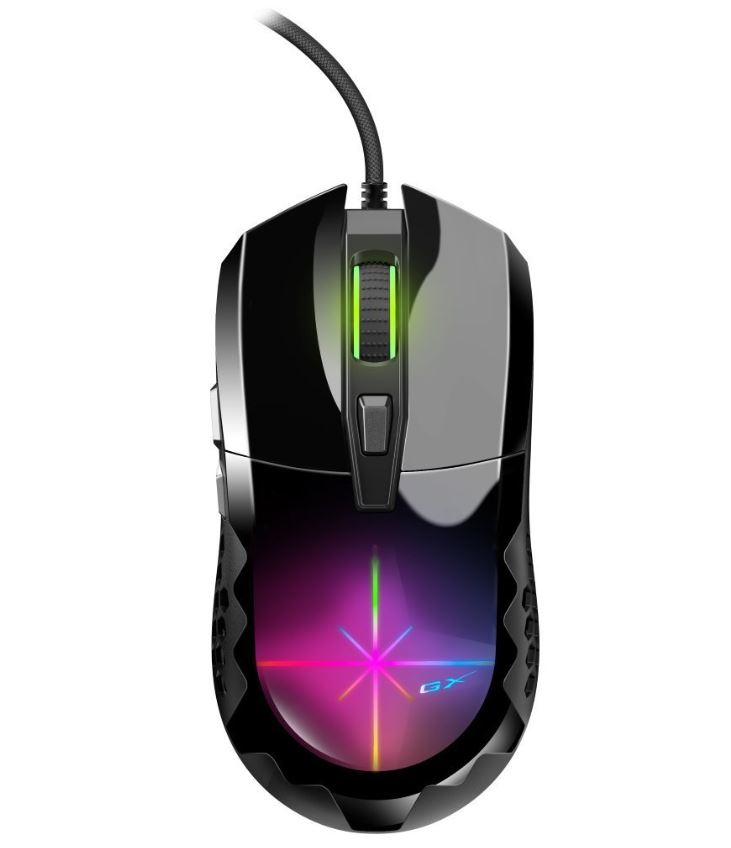 Genius MOUSE, Scorpion M715, gaming, cu fir, USB, optic, 7200 dpi, butoane/scroll 6/1, 31040007400