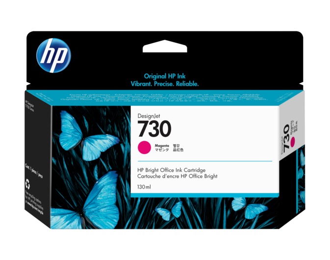 HP Cartus Cerneala Original Magenta, nr.730 pentru T1700|T2600, 130ml, P2V63A