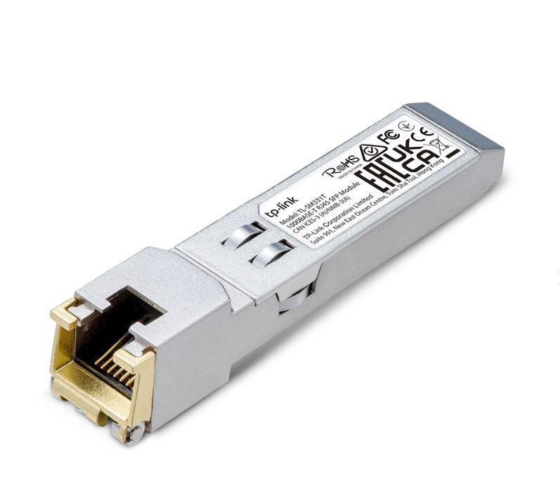 TP-LINK 1000BASE-T RJ45 SFP Module, 1000Mbps RJ45 Copper Transceiver, TL-SM331T
