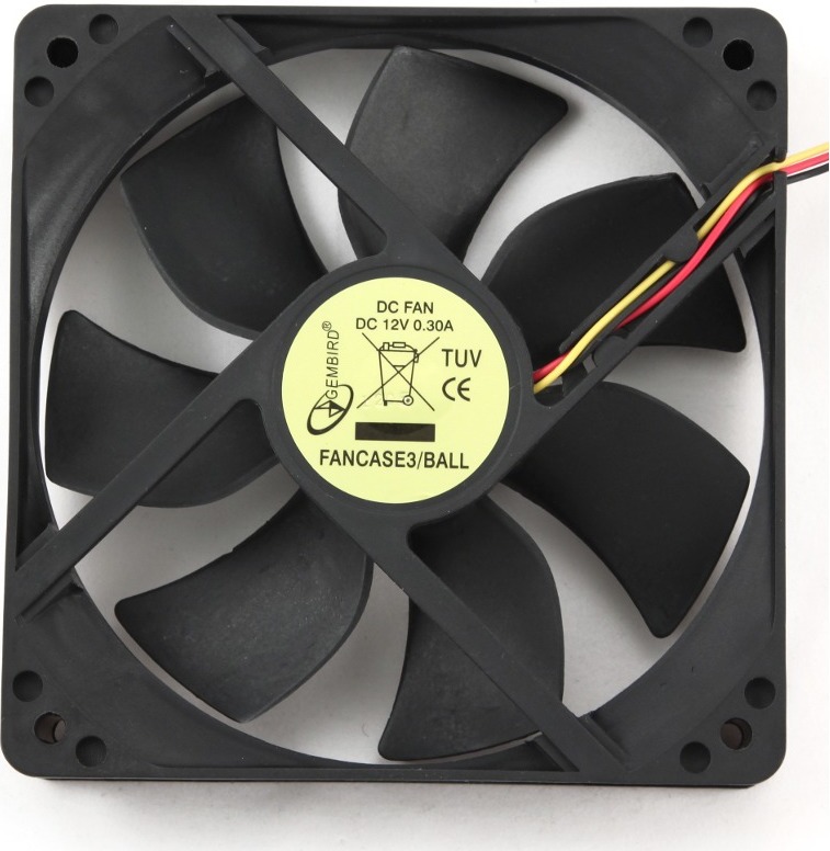 Gembird VENTILATOR PC, 120x120x25 mm, ballbearing, FANCASE3/BALL