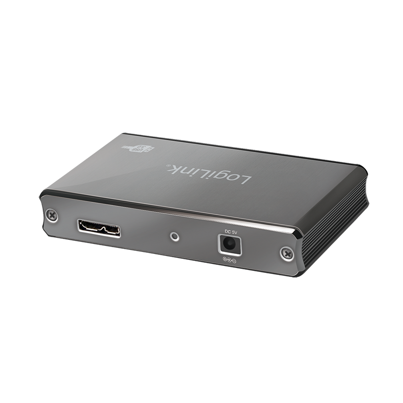 Logilink HUB extern, porturi USB: USB 3.0 x 4, conectare prin USB 3.0, aluminiu, gri, UA0282