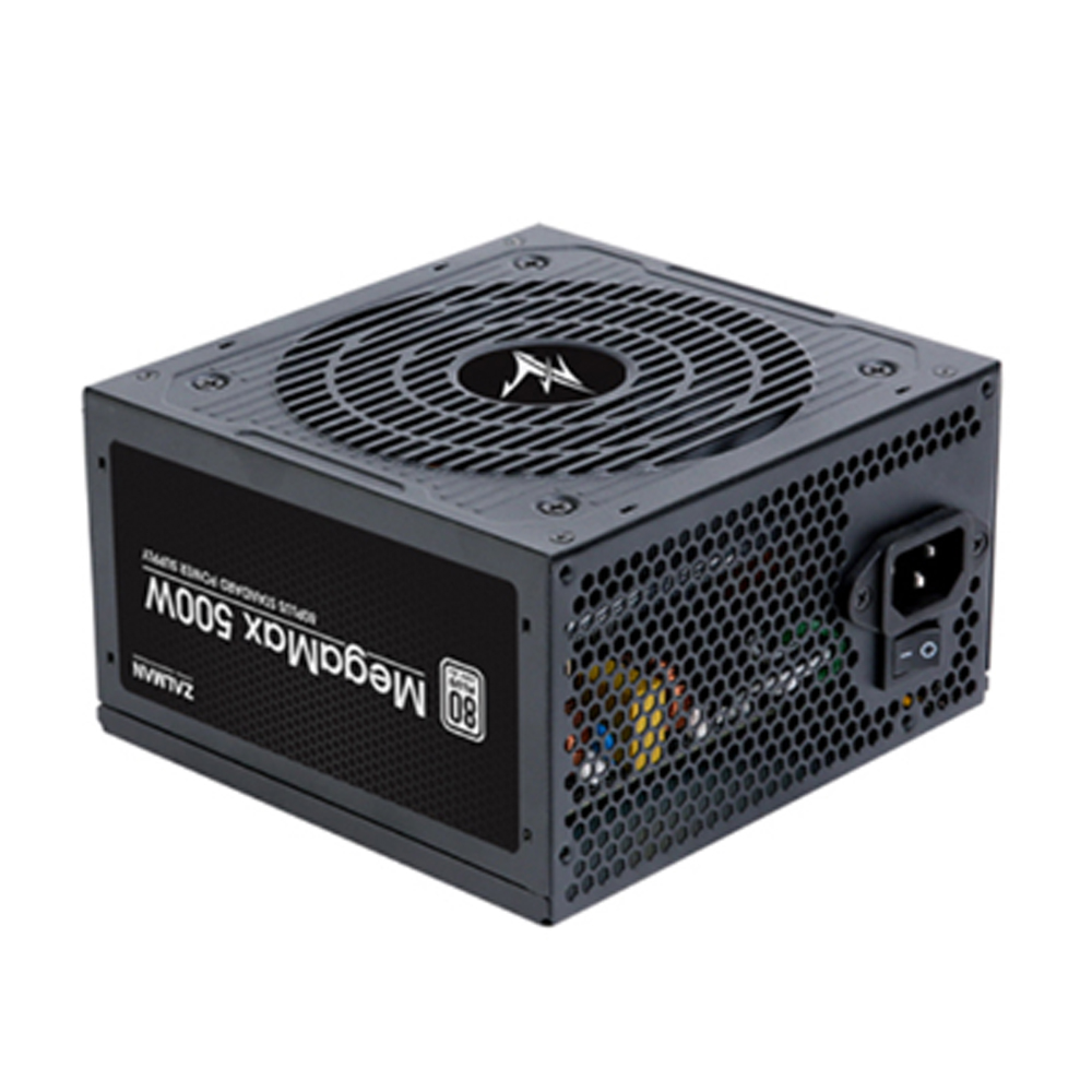 Zalman SURSA "TXII", 500W, certificare 80 Plus, non-modular, fan 120mm, negru, ZM500-TXII