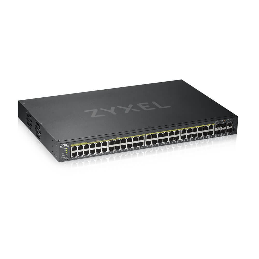 ZyXel SWITCH PoE, port Gigabit x 48, SFP SFP x 2, managed, rackabil, carcasa, GS192048HPV2-EU0101F