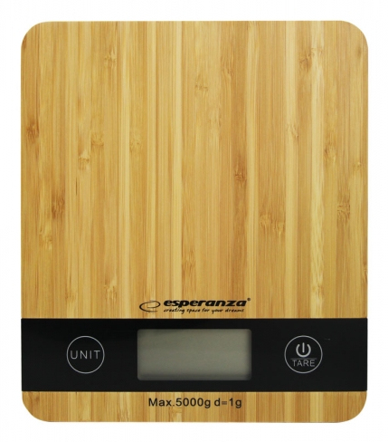 Esperanza Cantar de bucatarie Bamboo max. 5kg Maro, EKS005