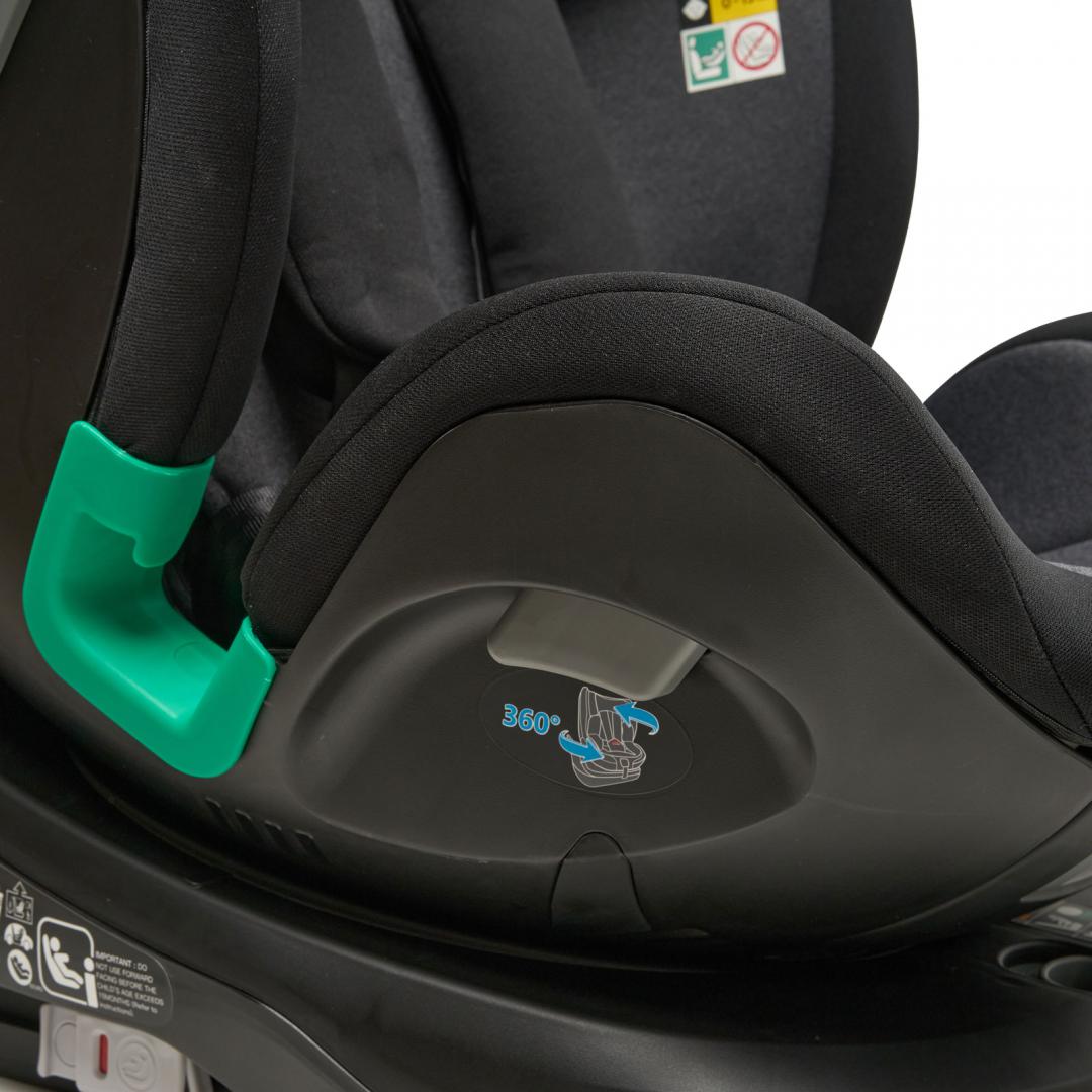 U-GROW Scaun auto rotativ 360 gr,isofix,Negru, UGHCS-09BK - imagine 8