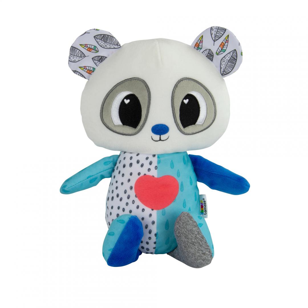 TOMY URSULET DE PLUS CU INIMA, LUMINI, SUNETE SI VIBRATII, LAMAZE, T27470 - imagine 2