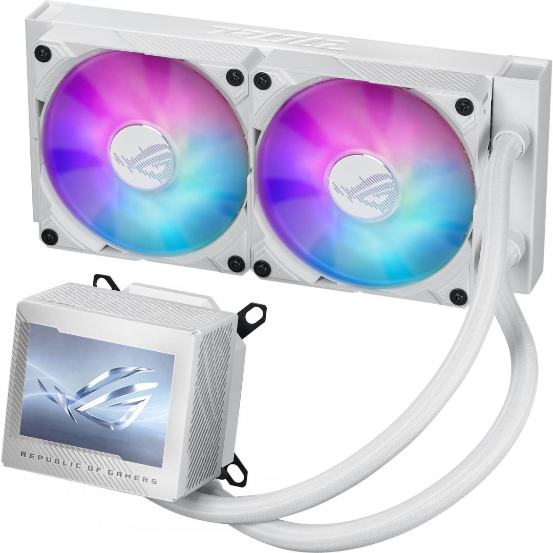 Asus Cooler ROG RYUJIN III 240 ARGB, skt universal, racire cu lichid, ROG RYUJIN III 240 ARGB WHT