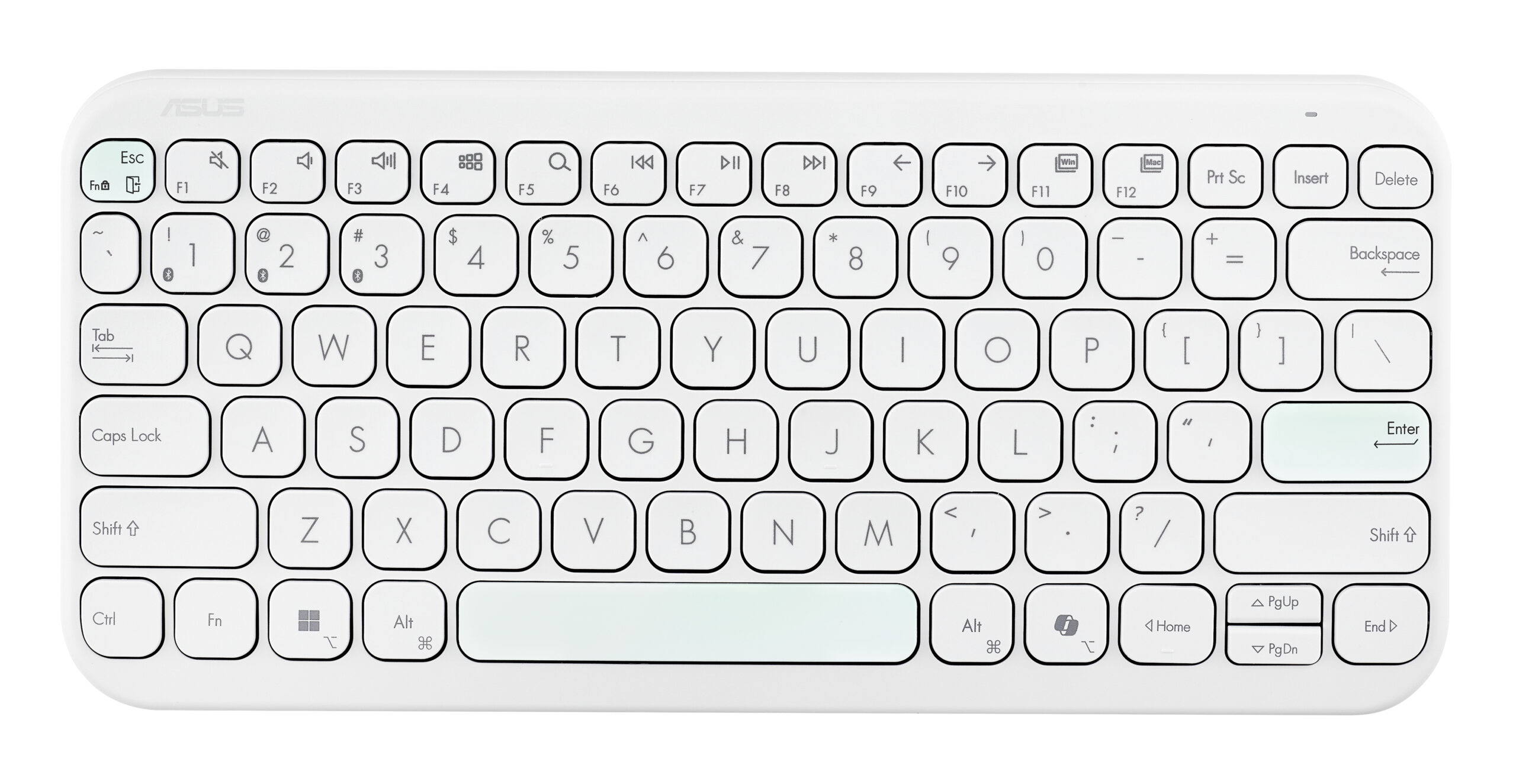 Asus KW100 KEYBOARD WHITE, 90XB0880-BKB4F0
