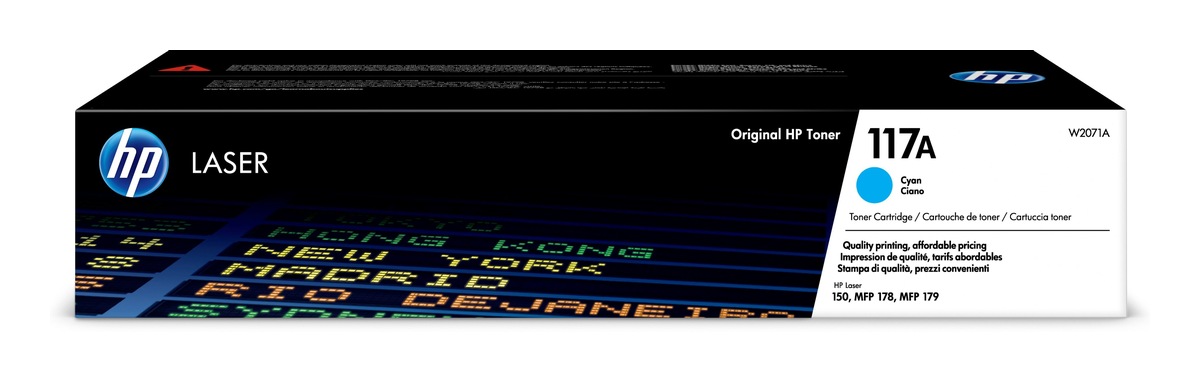 HP Toner Original Cyan, nr.117A pentru Color LaserJet 150|MFP 178|179, 700, W2071A