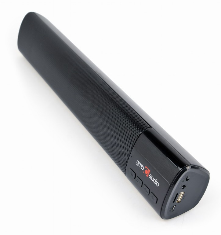 Gembird BOXE portabile bluetooth, tip soundbar, RMS: 10W (2 x 5W), baterie 1200mAh, SPK-BT-BAR400-01 - imagine 2