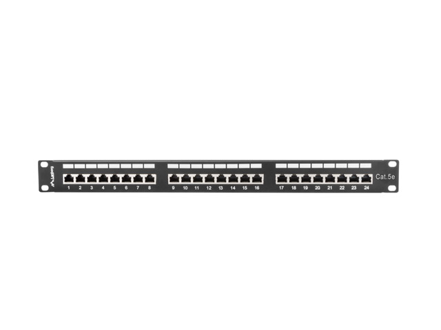 Lanberg Patch panel 24 porturi 1U Cat.5e FTP ng, PPS5-1024-B