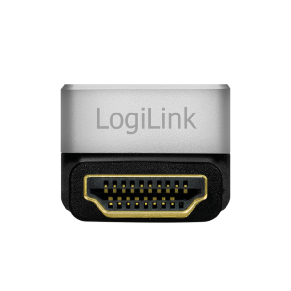 Logilink ADAPTOR video, HDMI (T) la HDMI (M), conectori auriti, rezolutie maxima 8K (7680 x, AH0007A - imagine 4