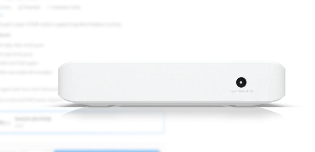 UBIQUITI UniFi 8 port switch, USW-LITE-8-POE - imagine 2