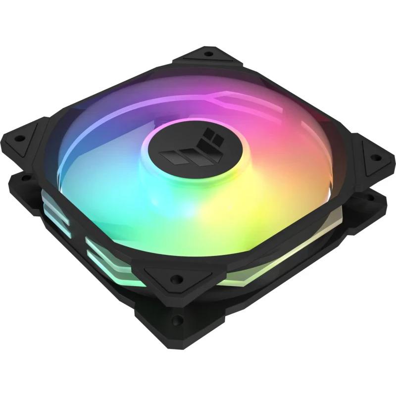 Asus Fan TUF Gaming TR120 ARGB BLACK REV, TUF GAMING TR120 FAN ARGB REVERSE BLACK - imagine 4