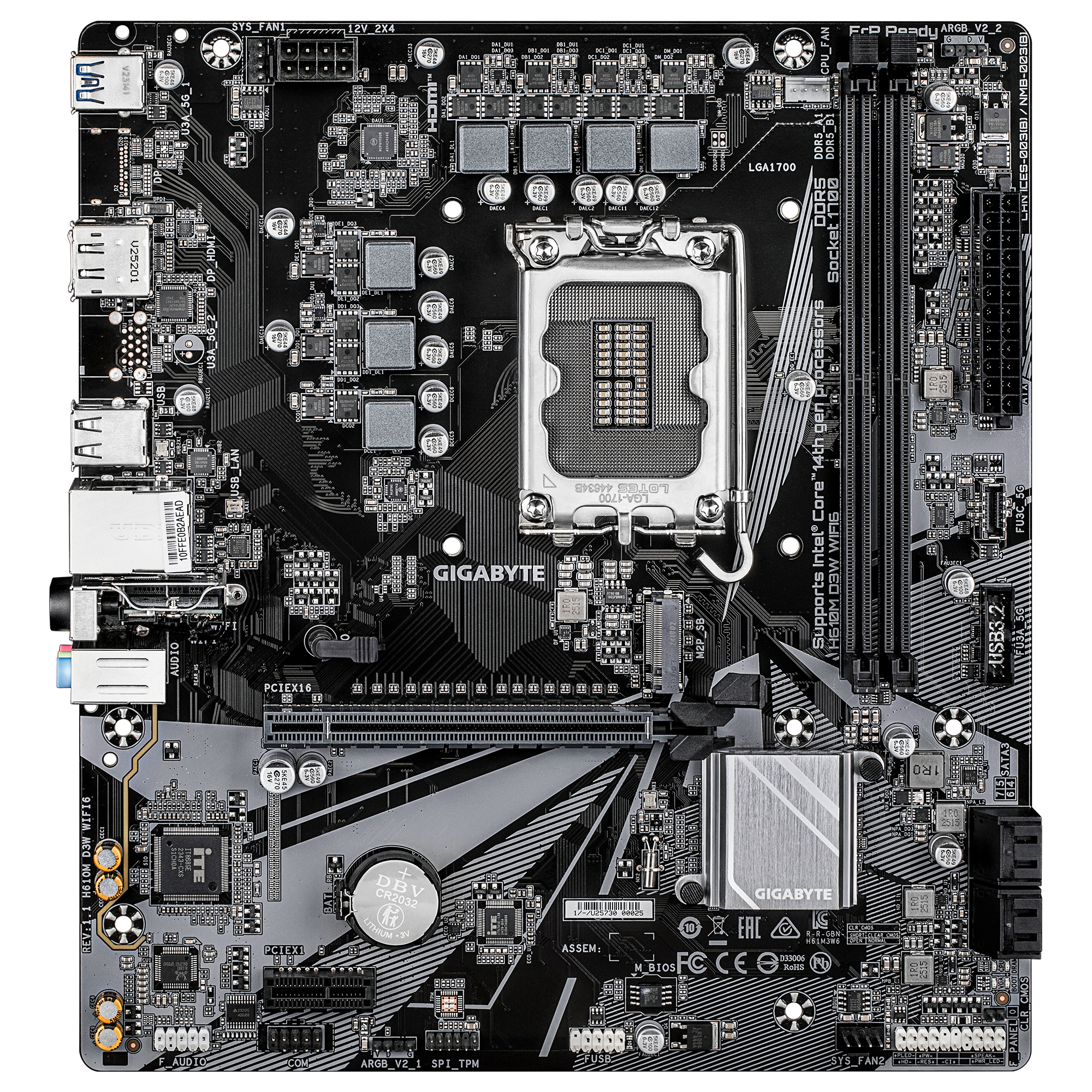 Gigabyte MB, H610M D3W WIFI6 - imagine 2