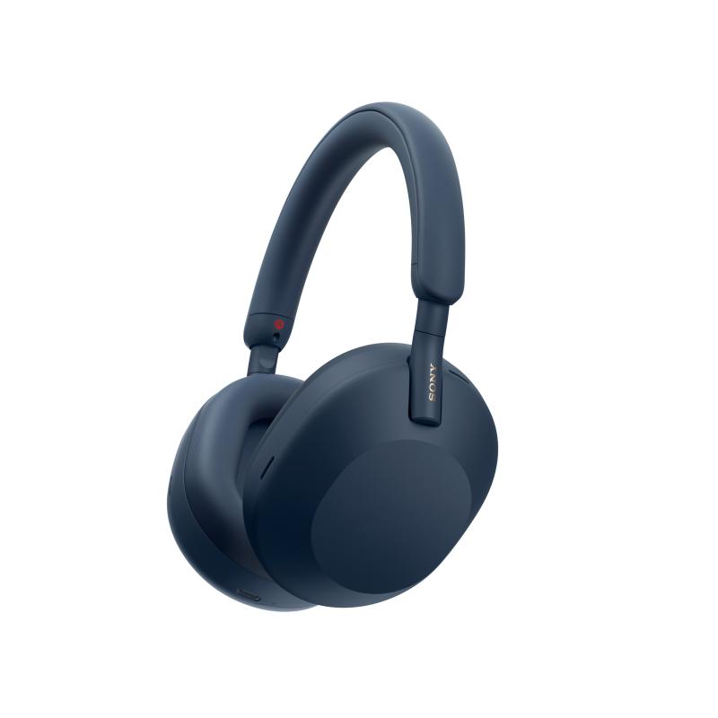 SONY Casti Head-band WH-1000XM5, Wireless/Wired, noise-canceling, Albastru, WH1000XM5L.CE7