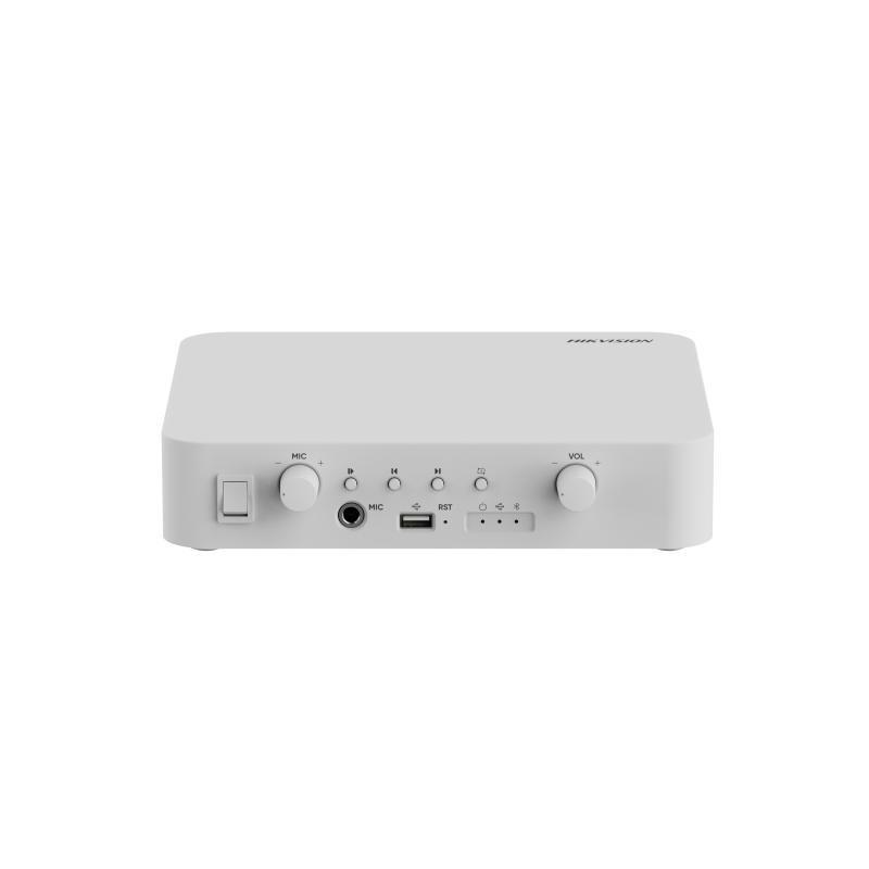 HIKVISION Network Amplifier, intrari audio: USB/Bluetooth/MIC/RCA, suporta, DS-QAE1A40G1-VB