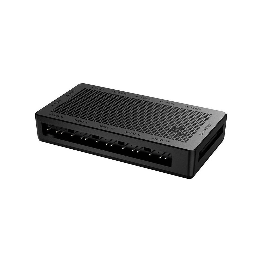Deepcool VENTILATOR "SC700" FUN HUB 12 port 3 pin ARGB, control PWM, R-SC700-BKNSNN-G