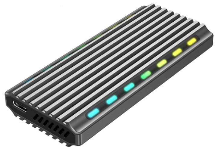 Gembird RACK extern, pt. SSD, M.2, M.2 S-ATA NGFF si M.2 PCIe NVME, interfata PC USB, EE2280-U3C-03