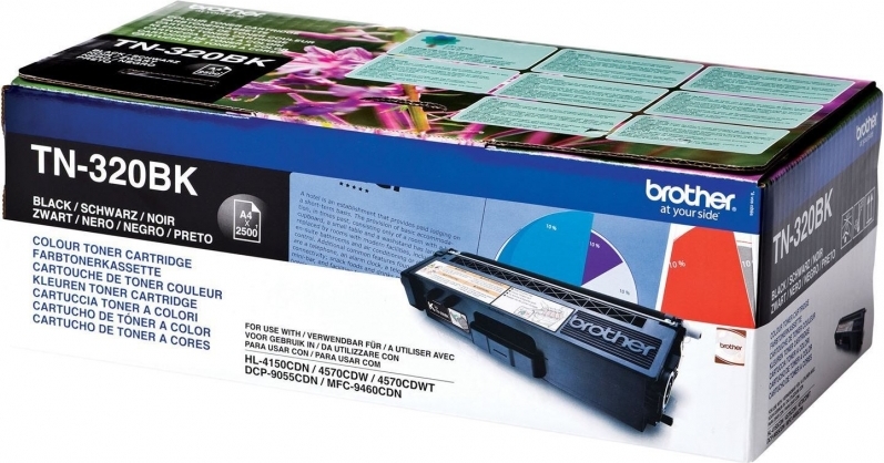 BROTHER Toner Original Black pentru HL-4140|4150|4570|DCP-9270|9055|MFC-9970|9460, 2.5K, TN320BK