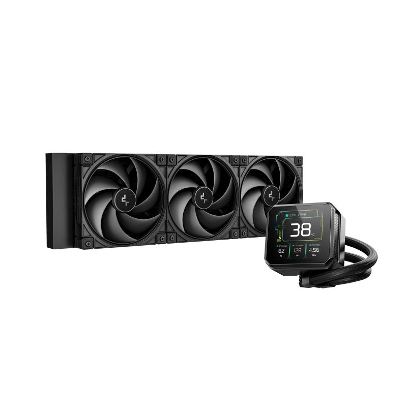 DEEPCOOL Cooler Procesor Spartacus 360, Lichid, 12 cm, 3 ventilatoare, aRGB, R-SPT360-BKDSMP-G-1