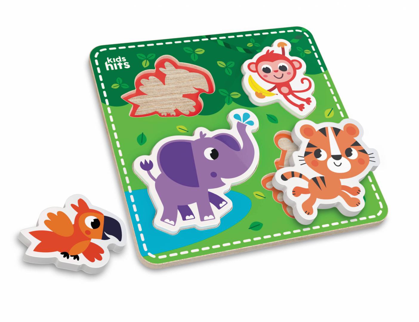KIDS HITS CVARTETUL DE LA ZOO, JUCARIE LEMN, KH20/035