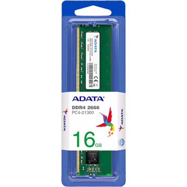 Adata Memorie DDR DDR4 16 GB, frecventa 2666 MHz, 1 modul, AD4U266616G19-SGN