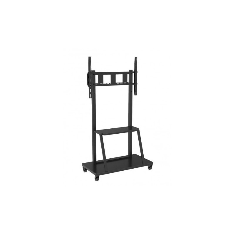 Techly Stand TV pentru prezentare, mobil, multifuntional, baza dreptunghiulara cu roti, ICA-TR30