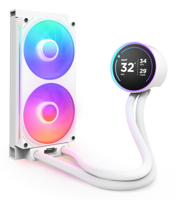 NZXT Cooler procesor Kraken Elite 240 RGB (2024) RGB LED 2 x 120 mm, RL-KR24E-W2 - imagine 2