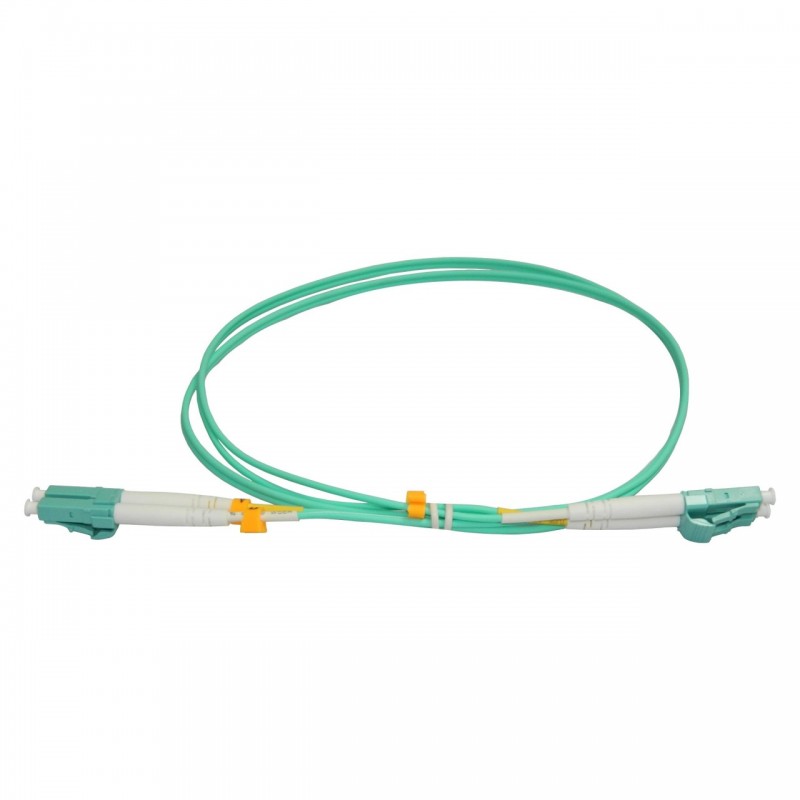 EMTEX Patchcord FO LC/PC-LC/PC, MM OM3 50/125, manta LSZH 2.0mm, duplex 15m, LC-LC-MM3/DX-15