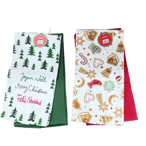 HEINNER Set 2 prosoape de bucatarie, 38x63 cm, HR-2TWL-XMS