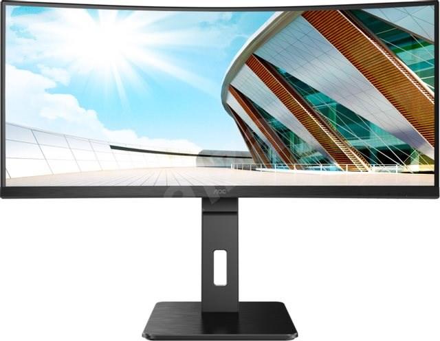 AOC MONITOR - gaming 34 inch, Gaming, VA, UWQHD (3440 x 1440), Wide | curbat, 300 cd/mp, 1, CU34P2A