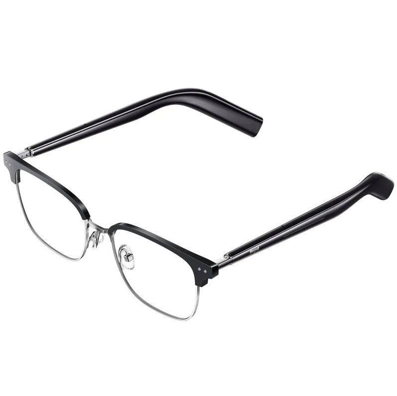XIAOMI Mijia Smart Audio Glasses Browline Black Frame Transparent Lenses, BHR08VXGL