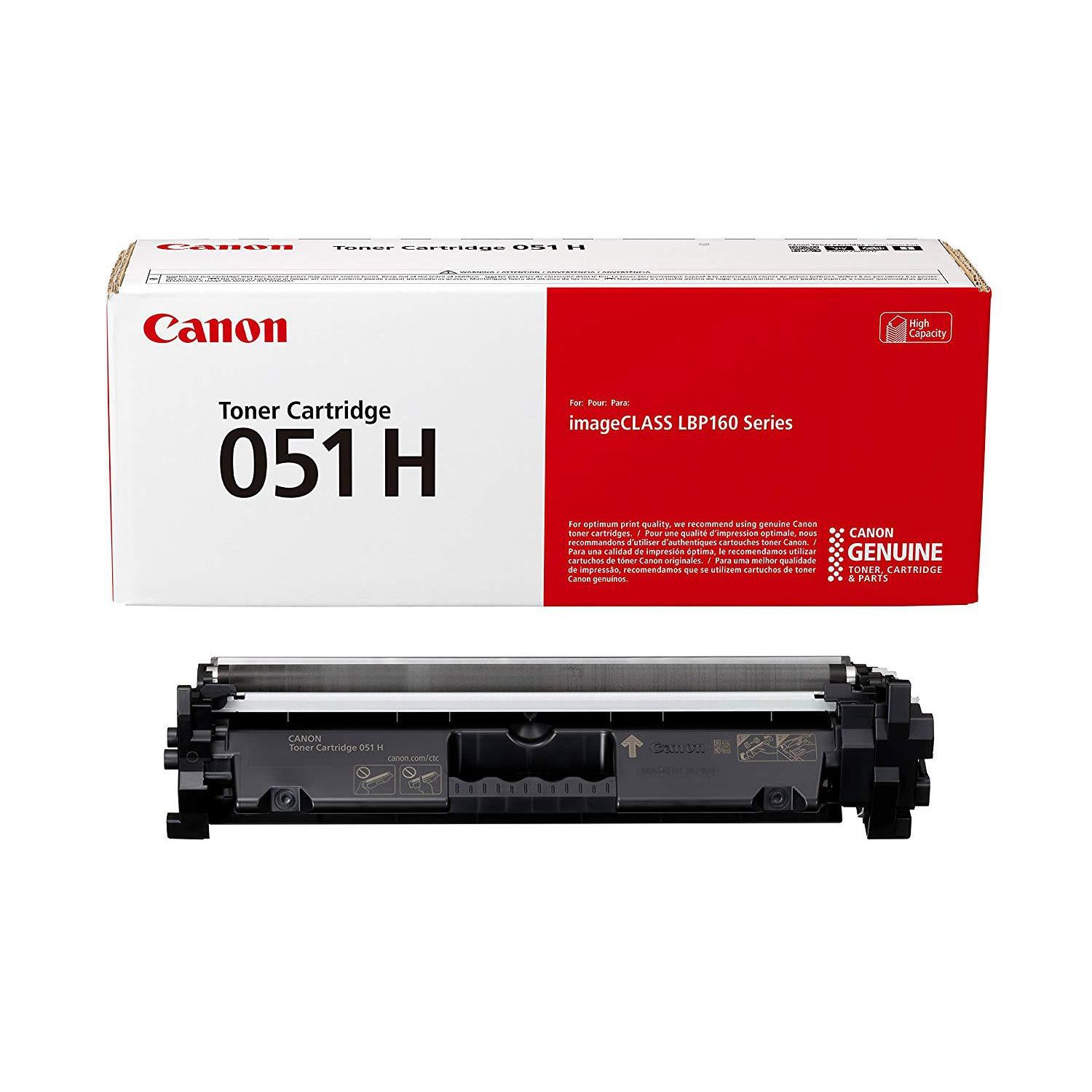 Canon Toner Original Black, CRG-051H pentru I-Sensys LBP-162|MF-264|MF-267|MF-269, 4.1K, 2169C002AA