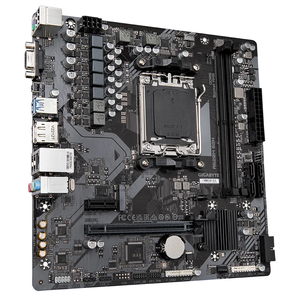 Gigabyte 1xDP 1xHDMI, A620M S2H - imagine 2