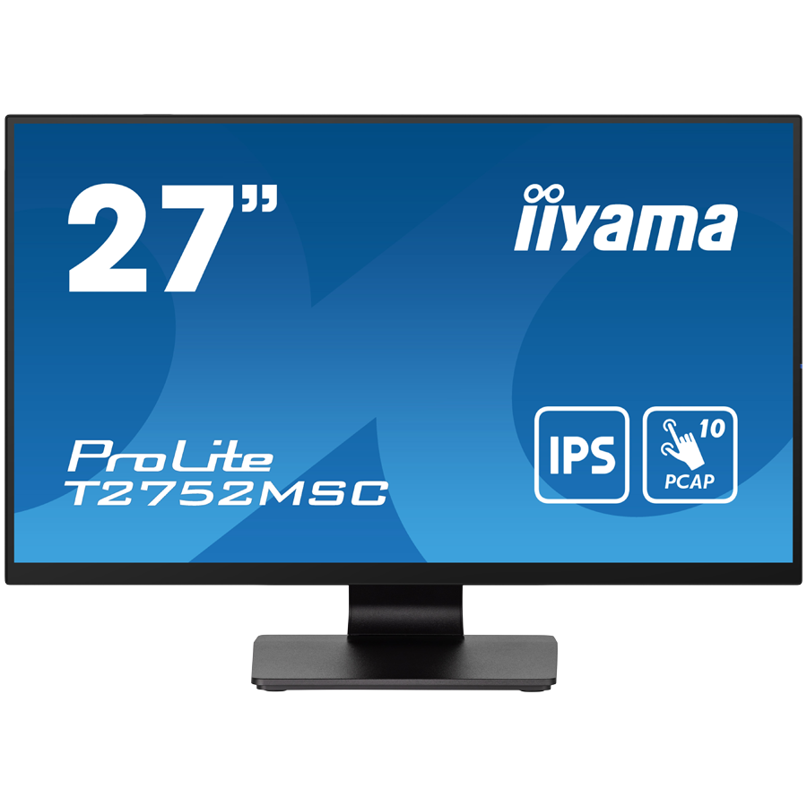 Iiyama ProLite - LED monitor27 touchscreen 1920 x 1080 Full HD (1080p) @ 60 Hz IPS 400, T2752MSC-B1