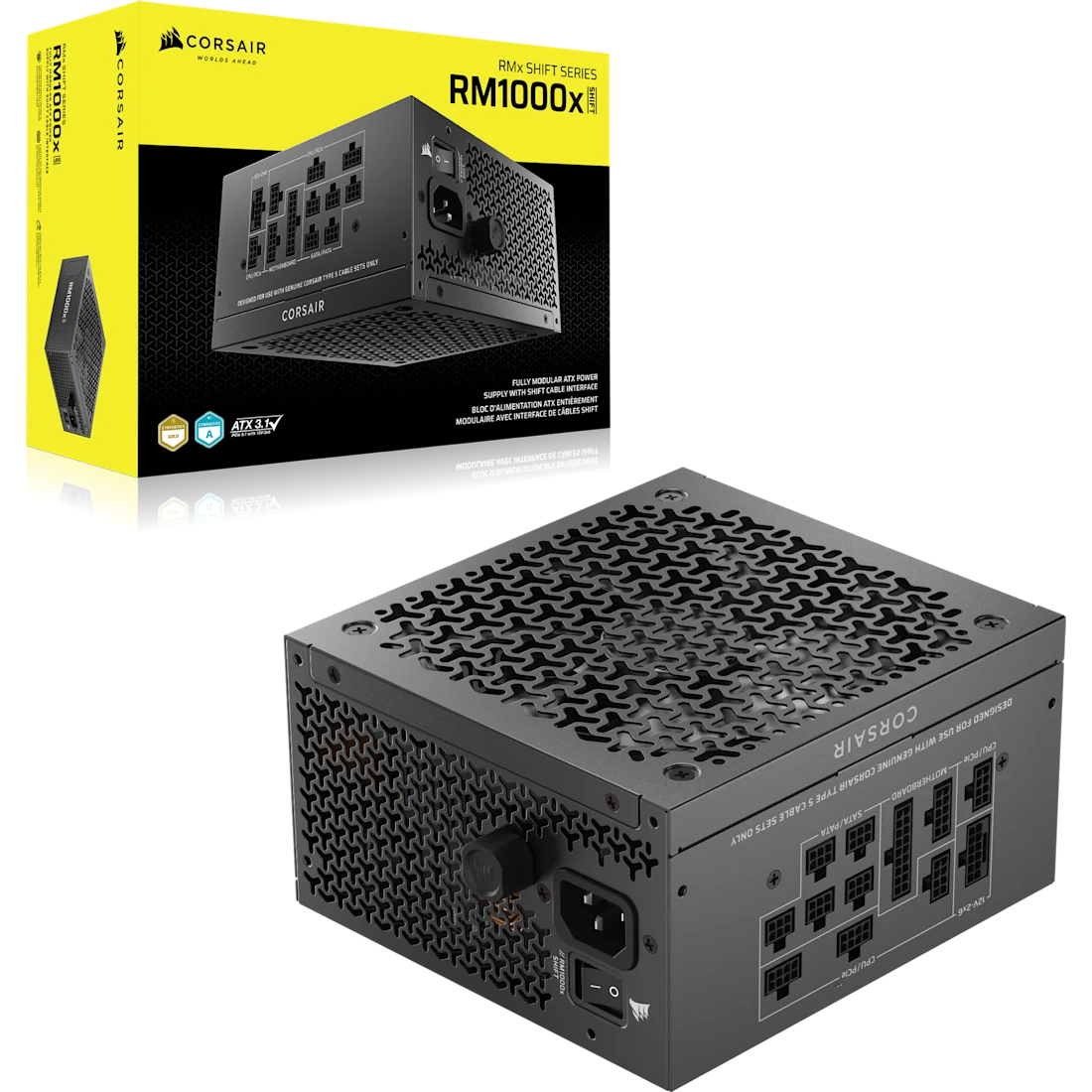 Corsair SURSA RM1000X SHIFT GOLD, CP-9020300-EU - imagine 2