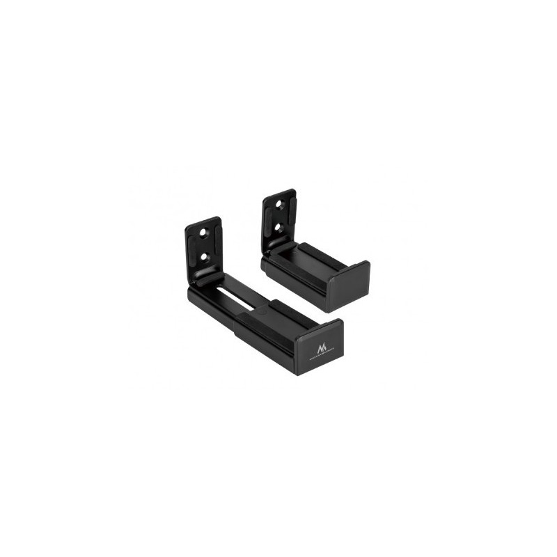 Maclean Set 2 suporturi pentru soundbar, reglabile, Maclean, negru, MC-932