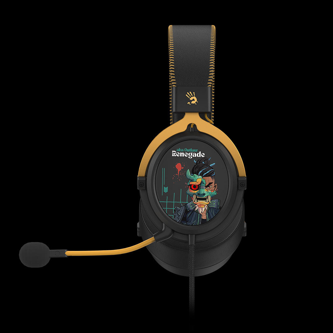 A4Tech Casti gaming Bloody Gaming-Specific Sound Quality USB Renegade, M595 Renegade Midnight - imagine 2