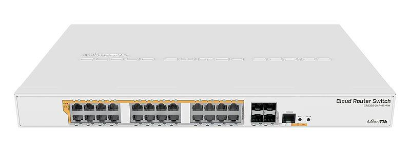 Mikrotik NET ROUTER/SWITCH 24 POE+/SFP+/, CRS328-24P-4S+RM