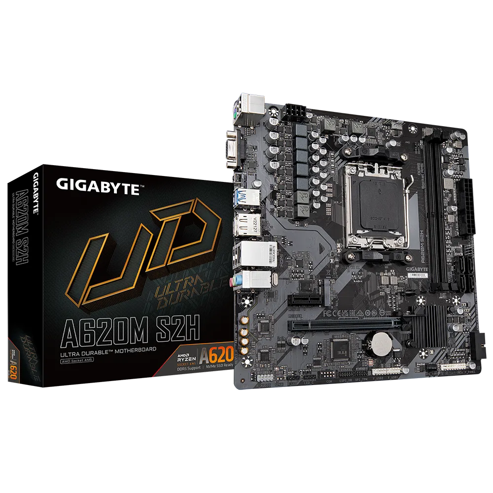 Gigabyte 1xDP 1xHDMI, A620M S2H - imagine 4