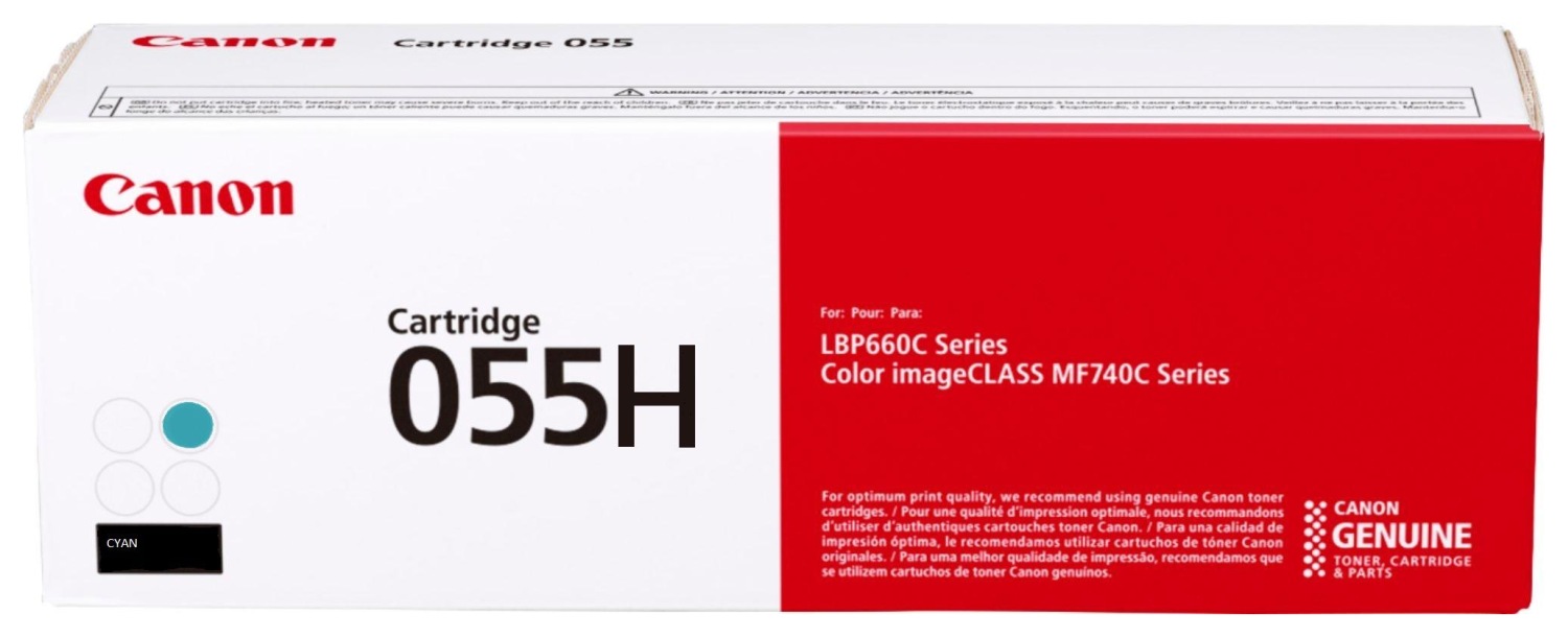 Canon Toner Original cyan, CRG-055HC pentru I-Sensys, 3019C002AA