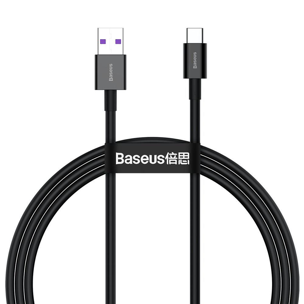 BASEUS Cablu Type-C 66W, 1m, negru, CATYS-01