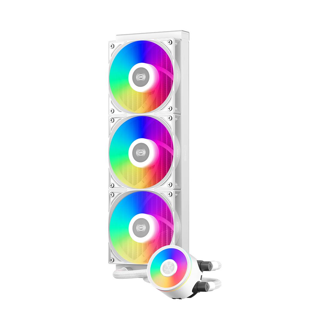 PCCOOLER COOLER DA360 Pro ARGB, skt. Intel si AMD, racire cu lichid, 3 x 120mm, DA360 Pro ARGB WH - imagine 2