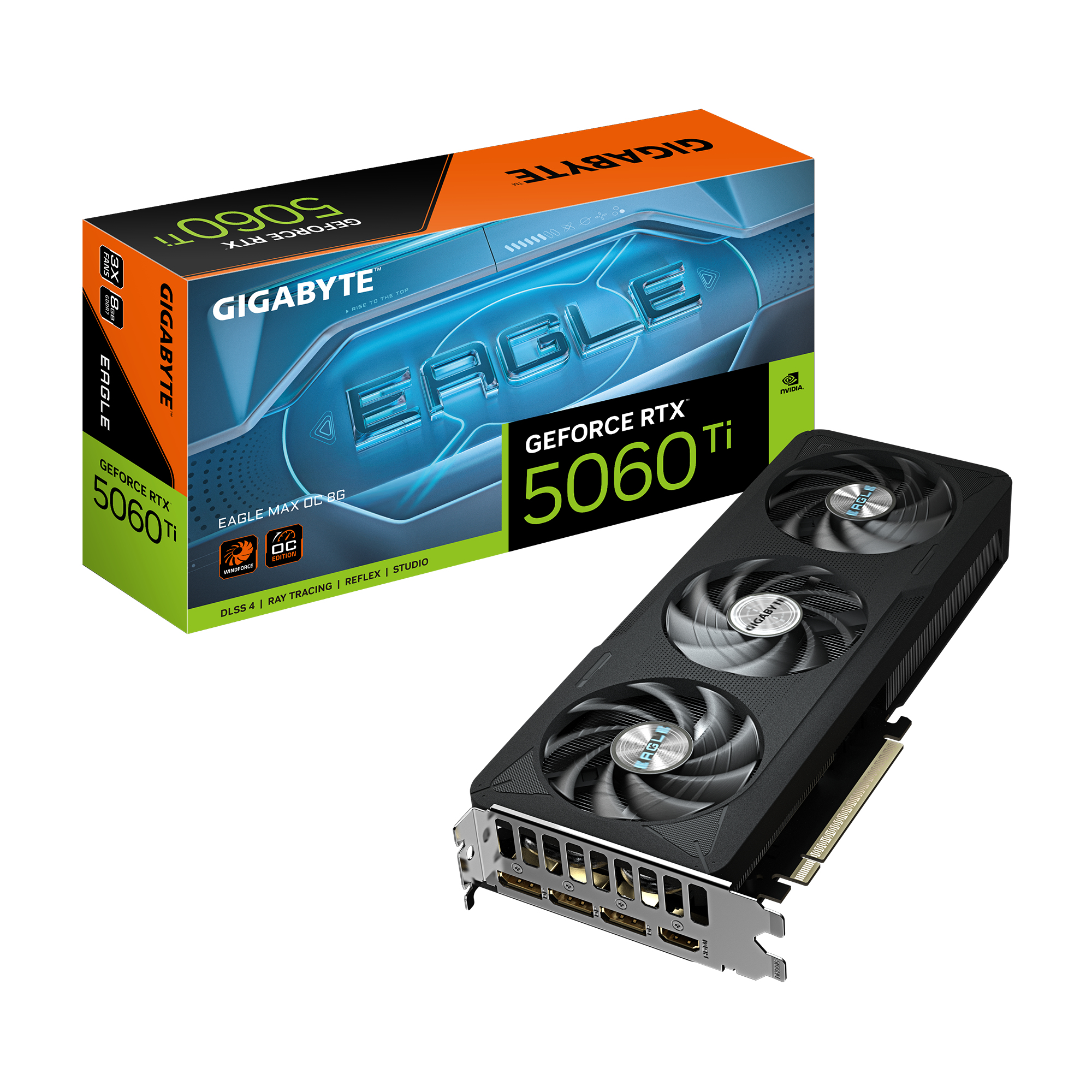Gigabyte VGA GB RTX 5060TI EAGLE MAX OC 8GB, GV-N506TEAGLEMAX OC-8GD