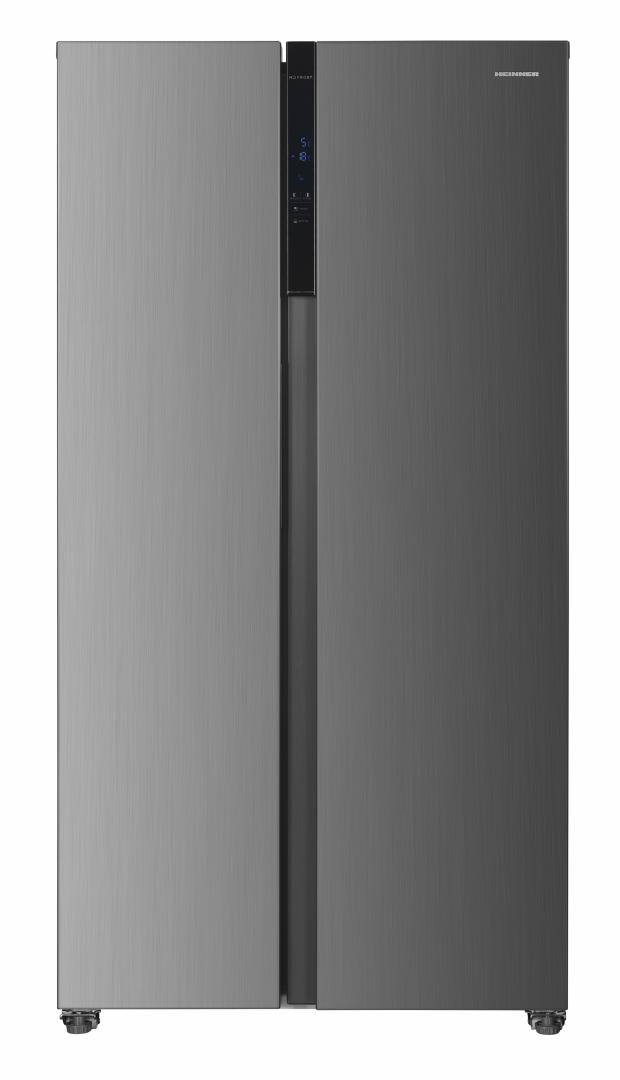 HEINNER Side by Side, No Frost, 532 L, Clasa D, Aspect inox, HSBS-HM532NFINVXD