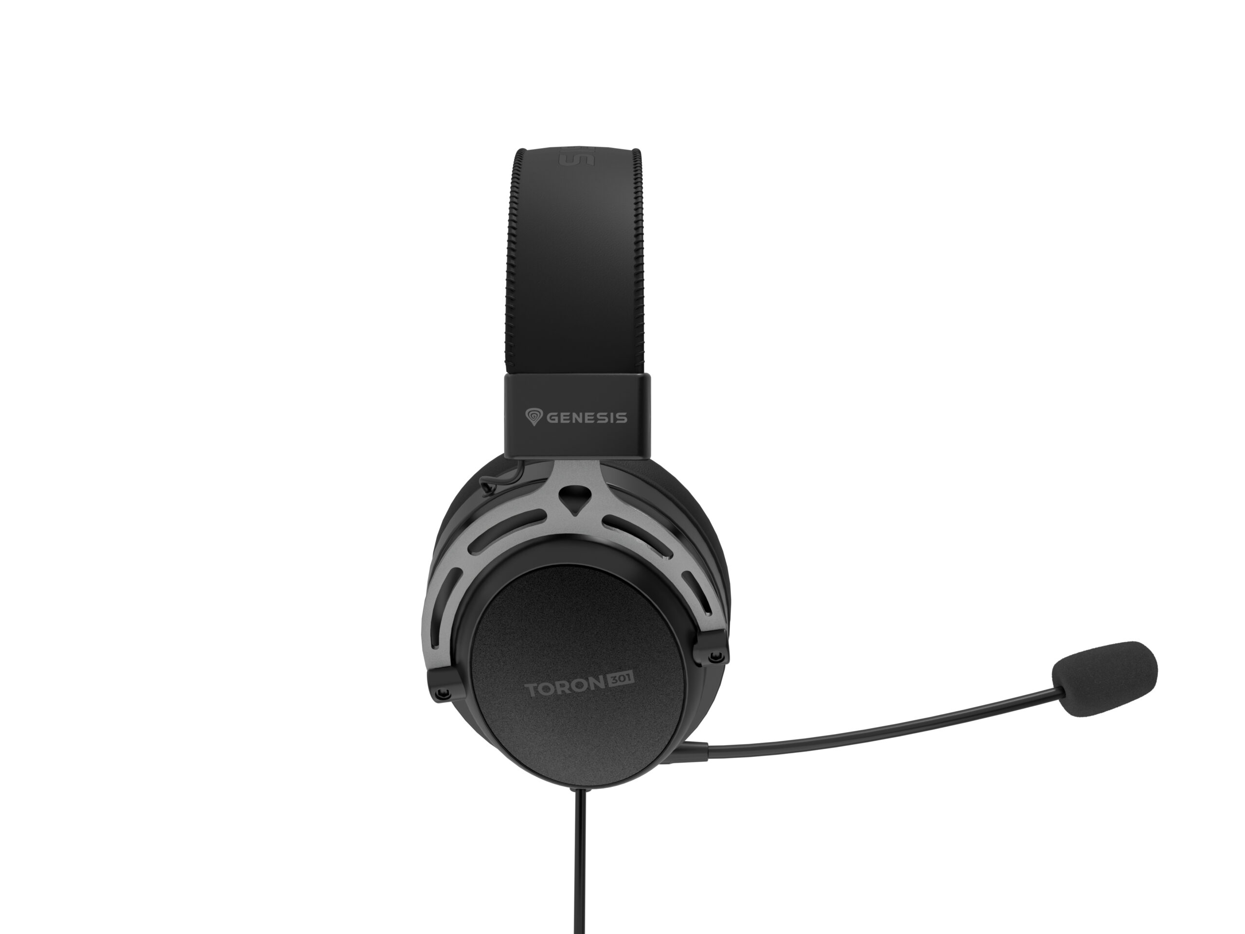 Genesis Casti cu fir Toron 301 negru, NSG-2160 - imagine 4