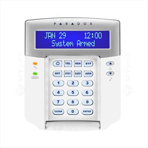 Paradox TASTATURA alarma, pe fir,LCD - 32 zone, compatibilitate: SP, MG Stay D;2, K32LCD+