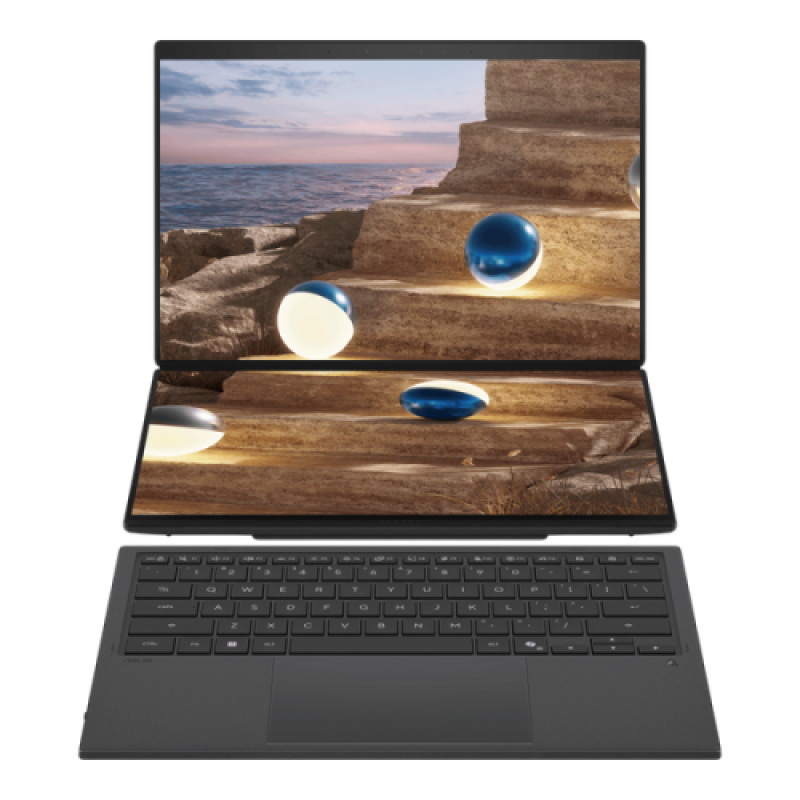 ASUS Laptop Consumer Zenbook DUO, cu procesor Intel Core Ultra X9 388H, 14'' OLED, UX8407AA-SN595X